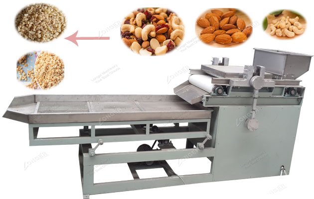 peanut and other nut chopping cutting machine