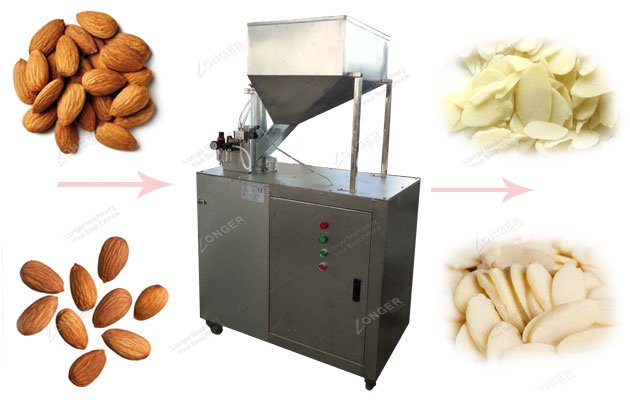 peanut almond slicing cutting machine