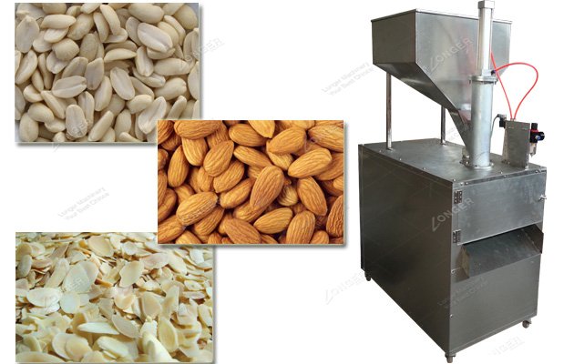 almond slicing cutting machine