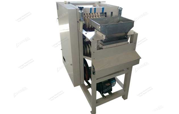 almond brown skin removing machine