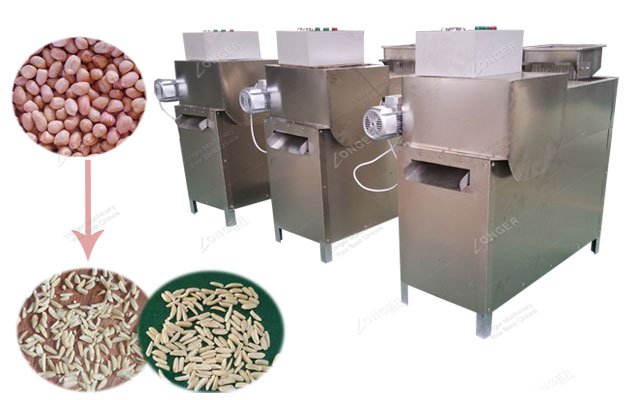 almond stripping cutting machine